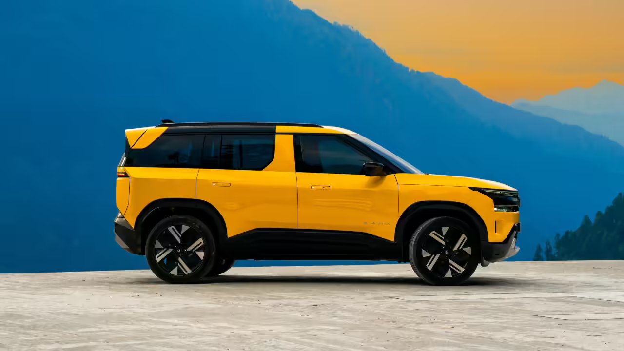 tata sierra side design