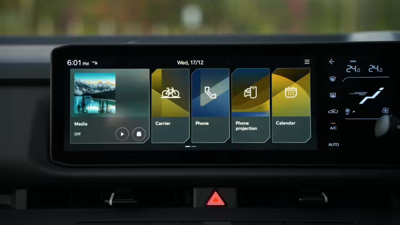 12.3 inch touchscreen is available