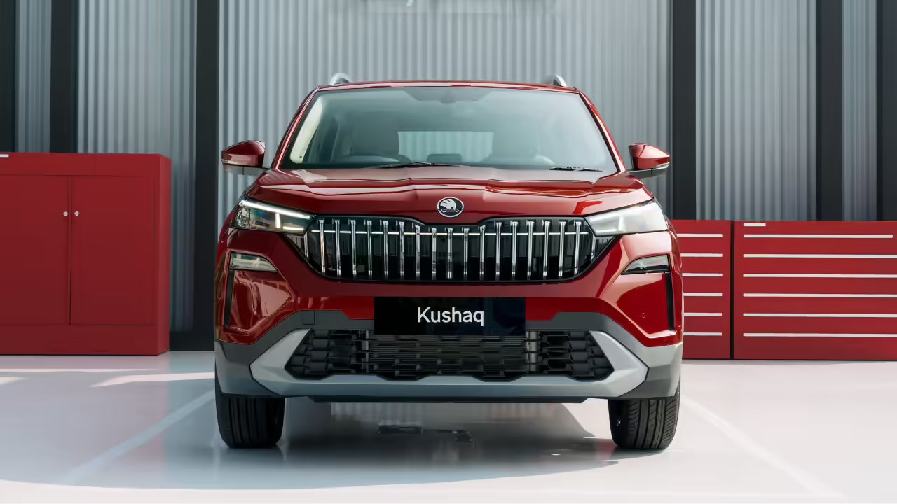 2026 Skoda Kushaq facelift front design