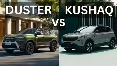 Renault Duster vs Skoda Kushaq Facelift: Features, Specs, Dimensions Comparison