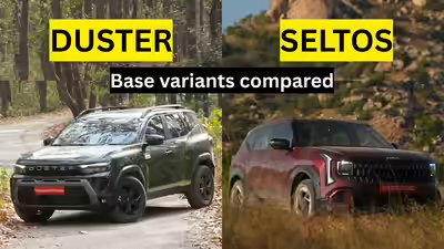 2026 Renault Duster vs Kia Seltos: Base variant comparison