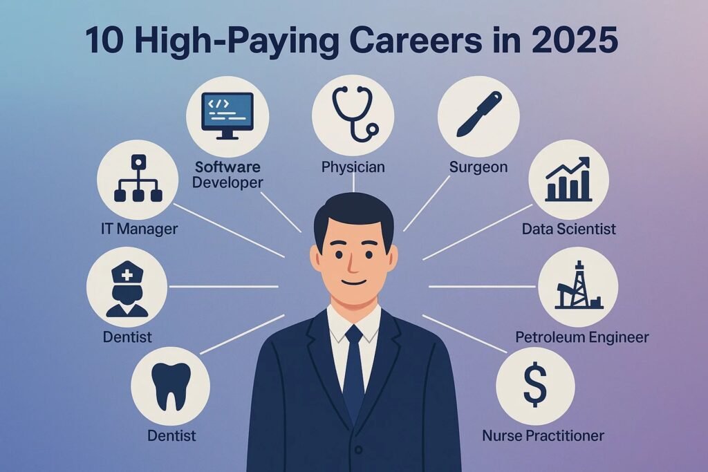 Top 10 High-Paying Careers in 2025 and How to Land Them High-Paying Careers