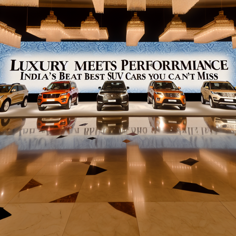 best SUV cars in India