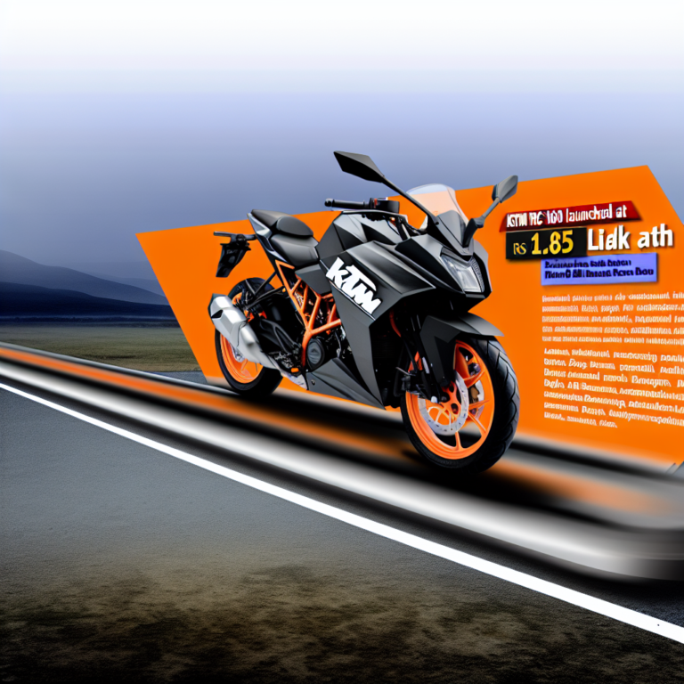 KTM RC 160 launched at Rs 1.85 lakh: Engine specs, features and more