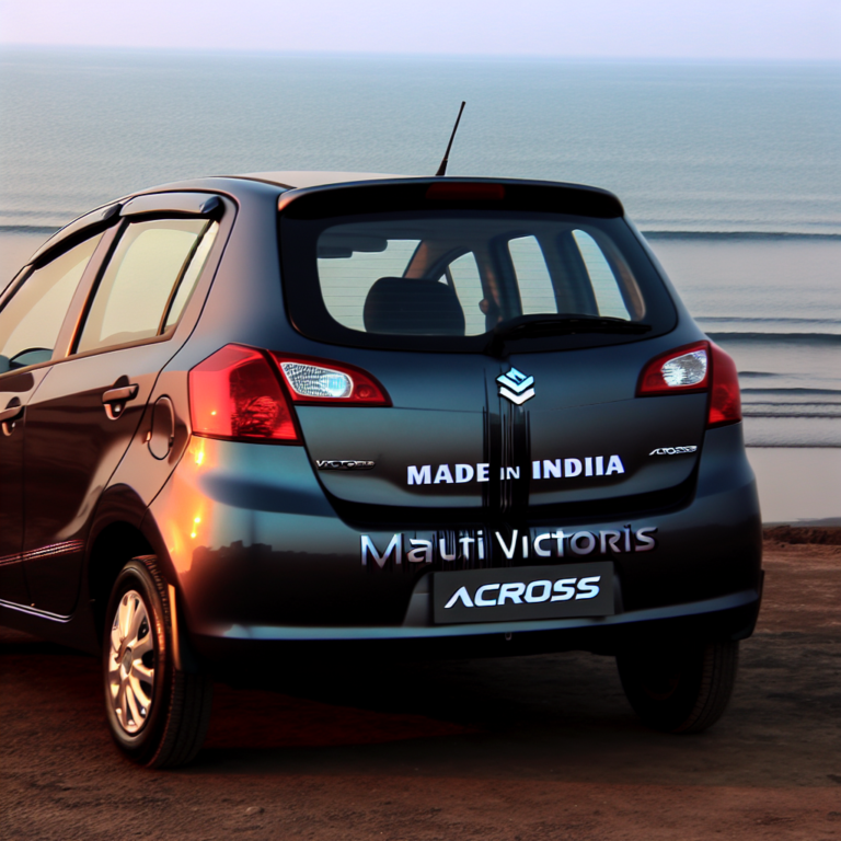 Made in India Maruti Victoris reaches overseas as 'Across': Details