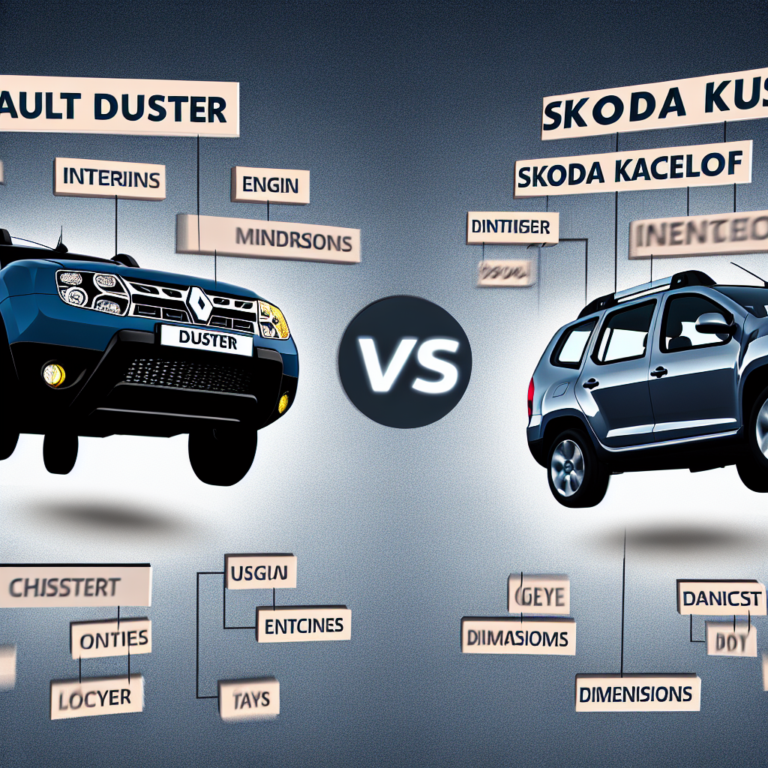 Renault Duster vs Skoda Kushaq Facelift: Features, Specs, Dimensions Comparison
