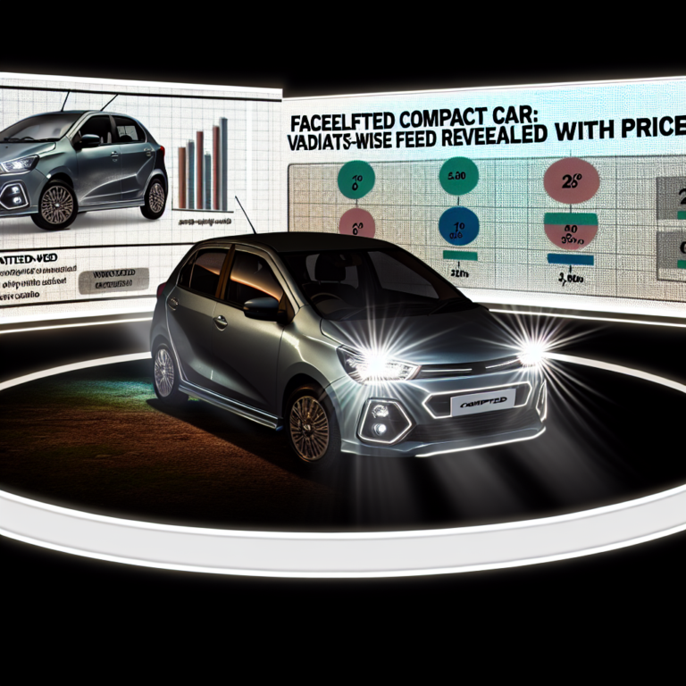 Tata Punch facelift: Variant-wise features revealed along with price