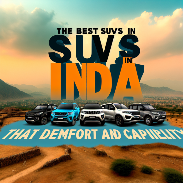 The Best SUVs in India That Define Comfort and Capability best SUV cars in India