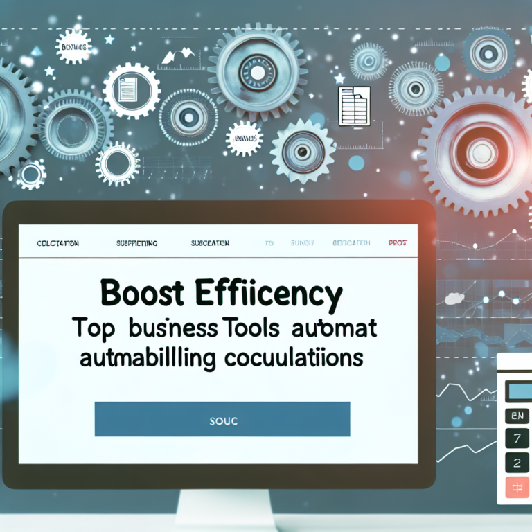 Business Tools That Save Time on Billing and Calculations