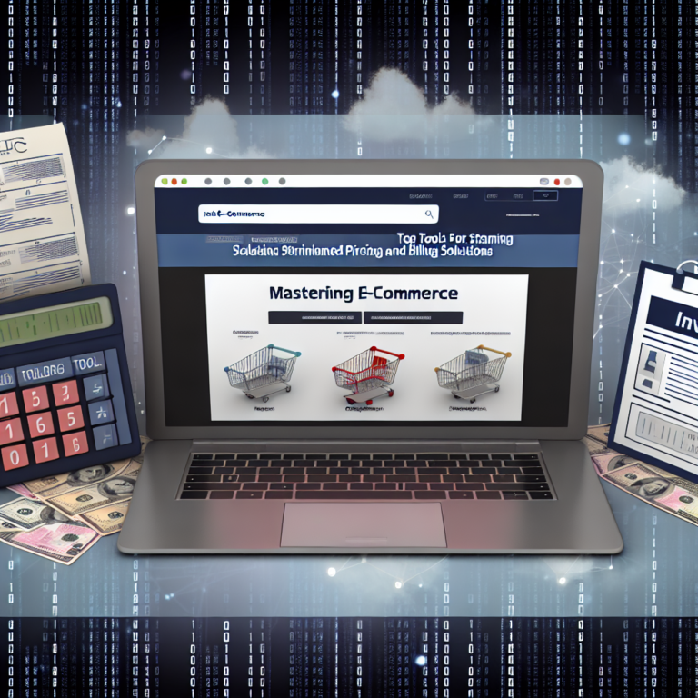 Practical E-commerce Tools for Pricing and Billing Tasks
