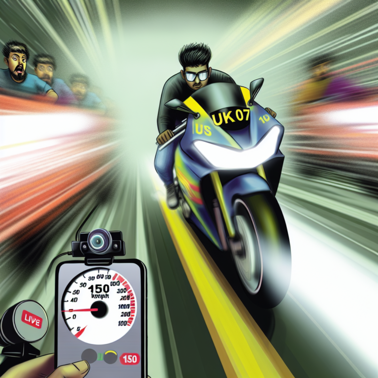 Livestream, 150 kmph, then crash! What the UK07 rider incident tells us about road safety
