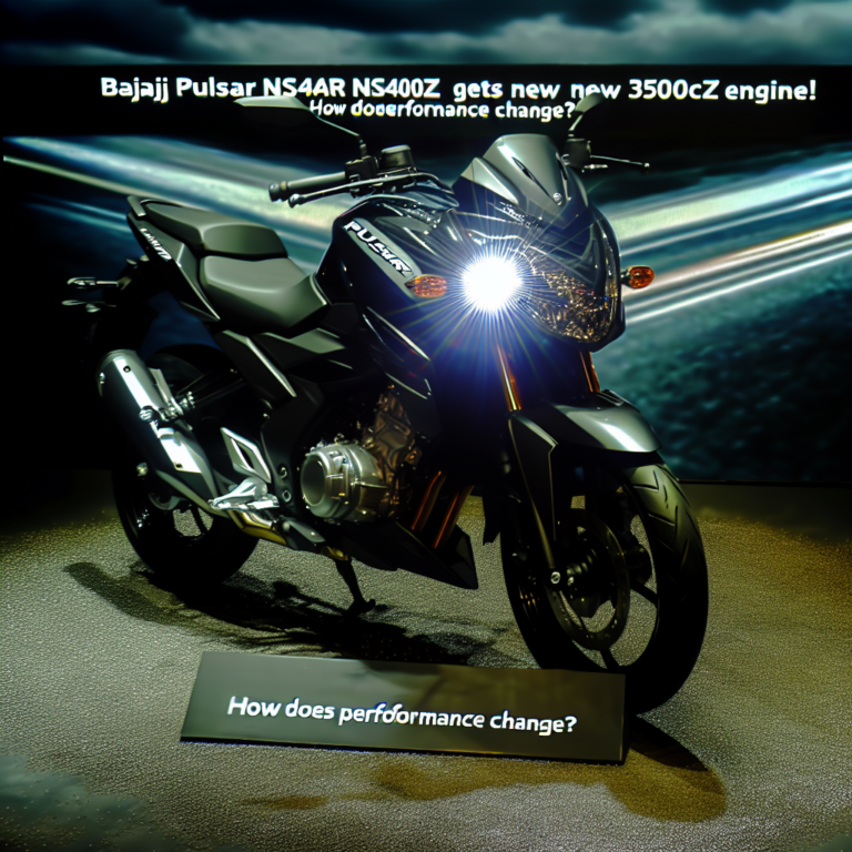 Bajaj Pulsar NS400Z gets new 350cc engine! How does performance change?
