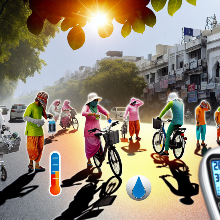 Delhi heatwave: Riders can adopt simple methods to avoid heatstroke