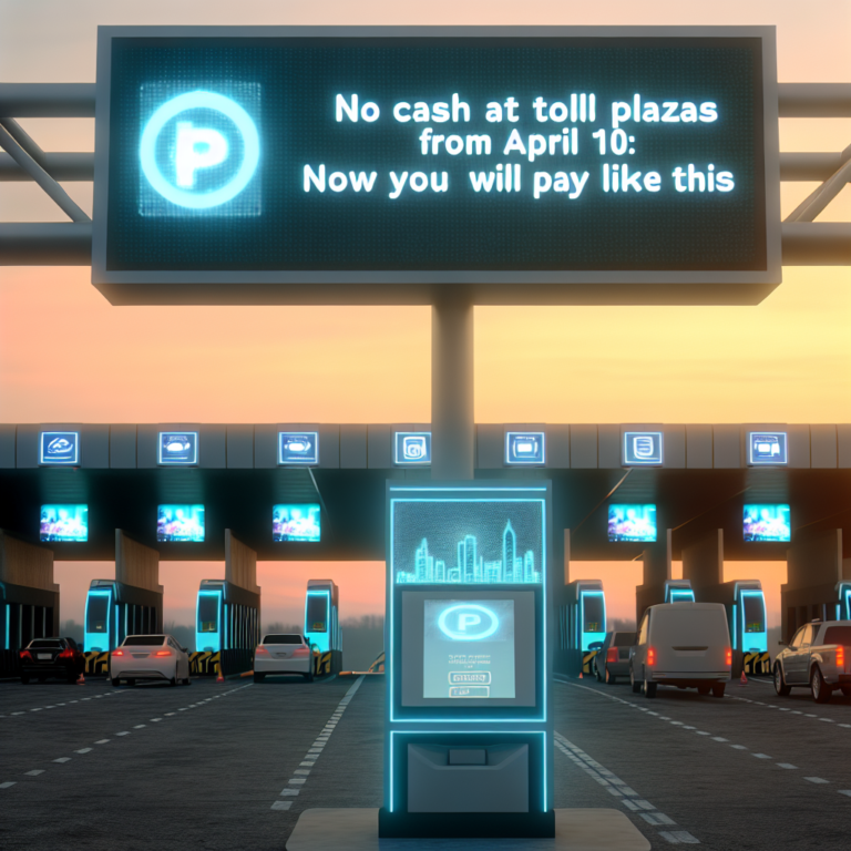No cash at toll plazas from April 10: Now you will pay like this No cash at toll plazas from April 10: Now you will pay like this
