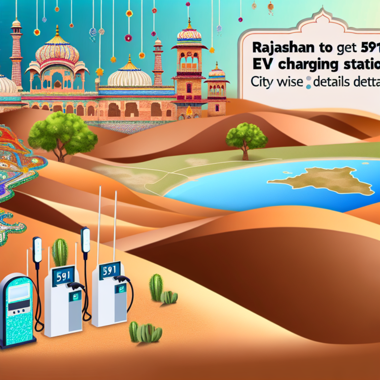 Rajasthan to get 591 new EV charging stations: city wise details detailed Rajasthan to get 591 new EV charging stations: city wise details detailed
